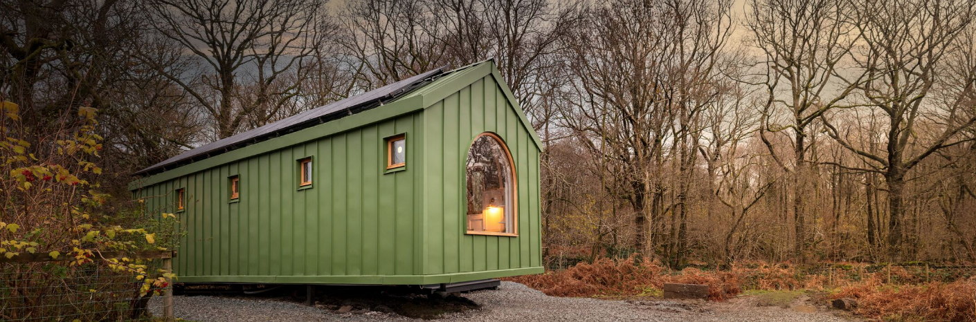 George Clarke's Amazing Spaces Caravan with solar panels from Sun2Power